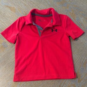 Under Armour Kids Red Polo Shirt 2T